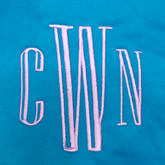 BLOOPER CLOTHING: Monogrammed Puff Sleeve Sweatshirt