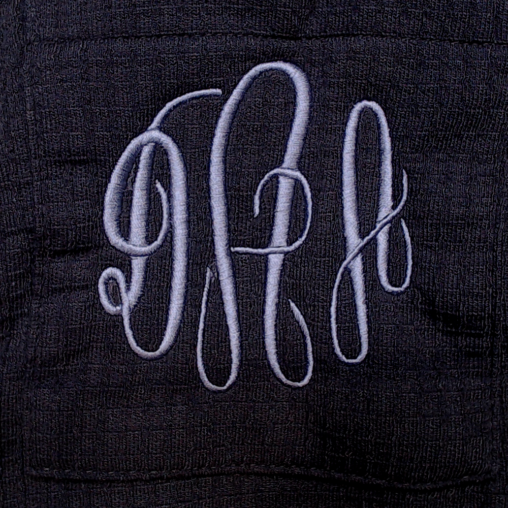 BLOOPER CLOTHING: Monogrammed Waffle Dress