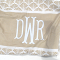 BLOOPER ACCESSORY: Monogrammed Chair Cover