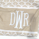 BLOOPER ACCESSORY: Monogrammed Chair Cover