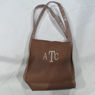 BLOOPER BAG: Monogrammed Shoulder Tote