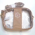 BLOOPER BAG: Monogrammed Clear Stadium Crossbody Bag