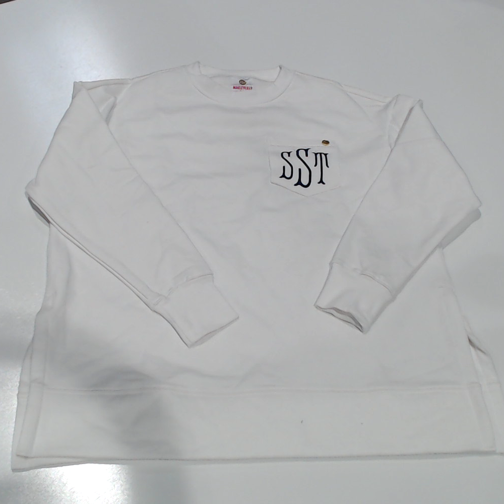 BLOOPER CLOTHING: Monogrammed Crewneck Sweatshirt