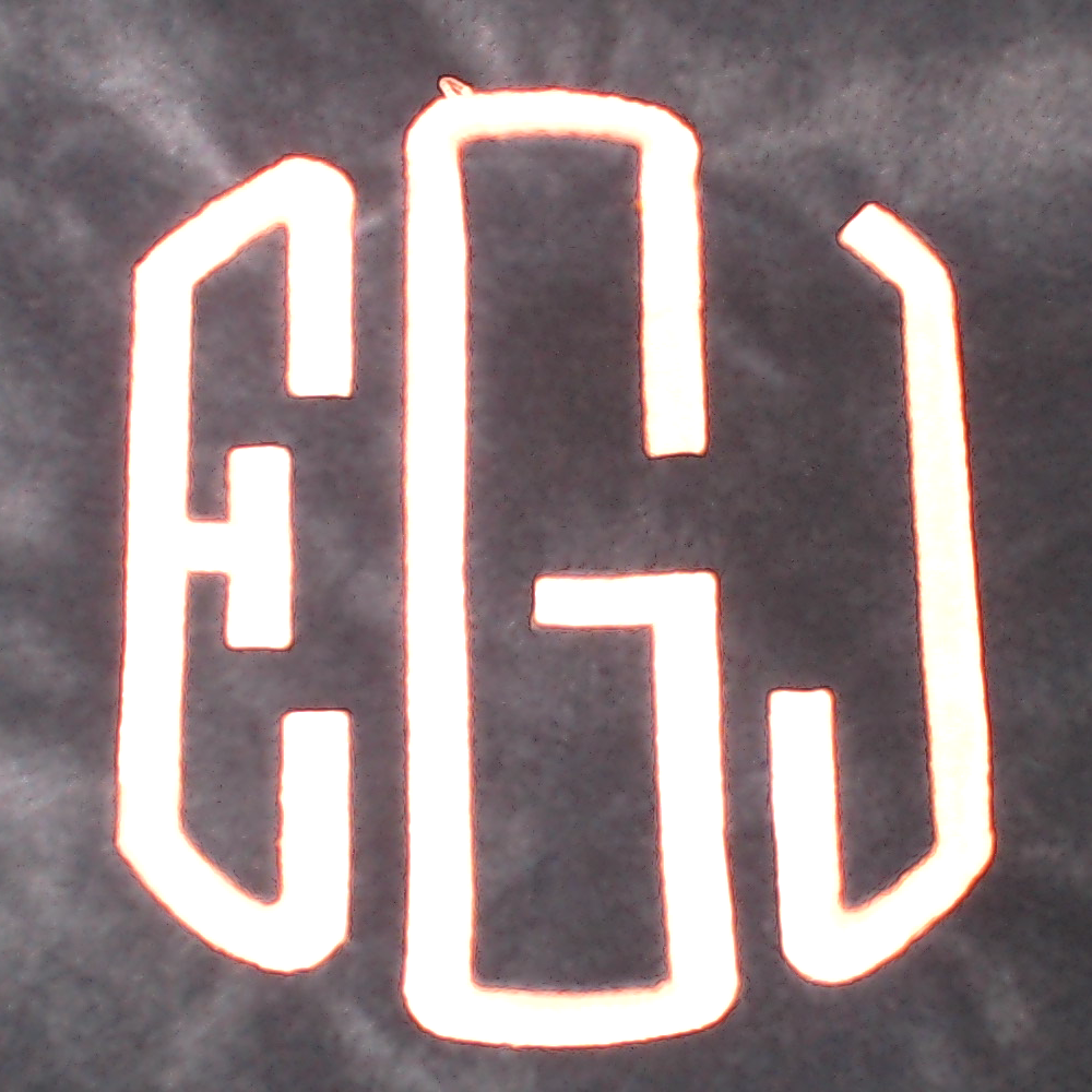 BLOOPER ACCESSORY: Monogrammed Lounge Pillow Cover