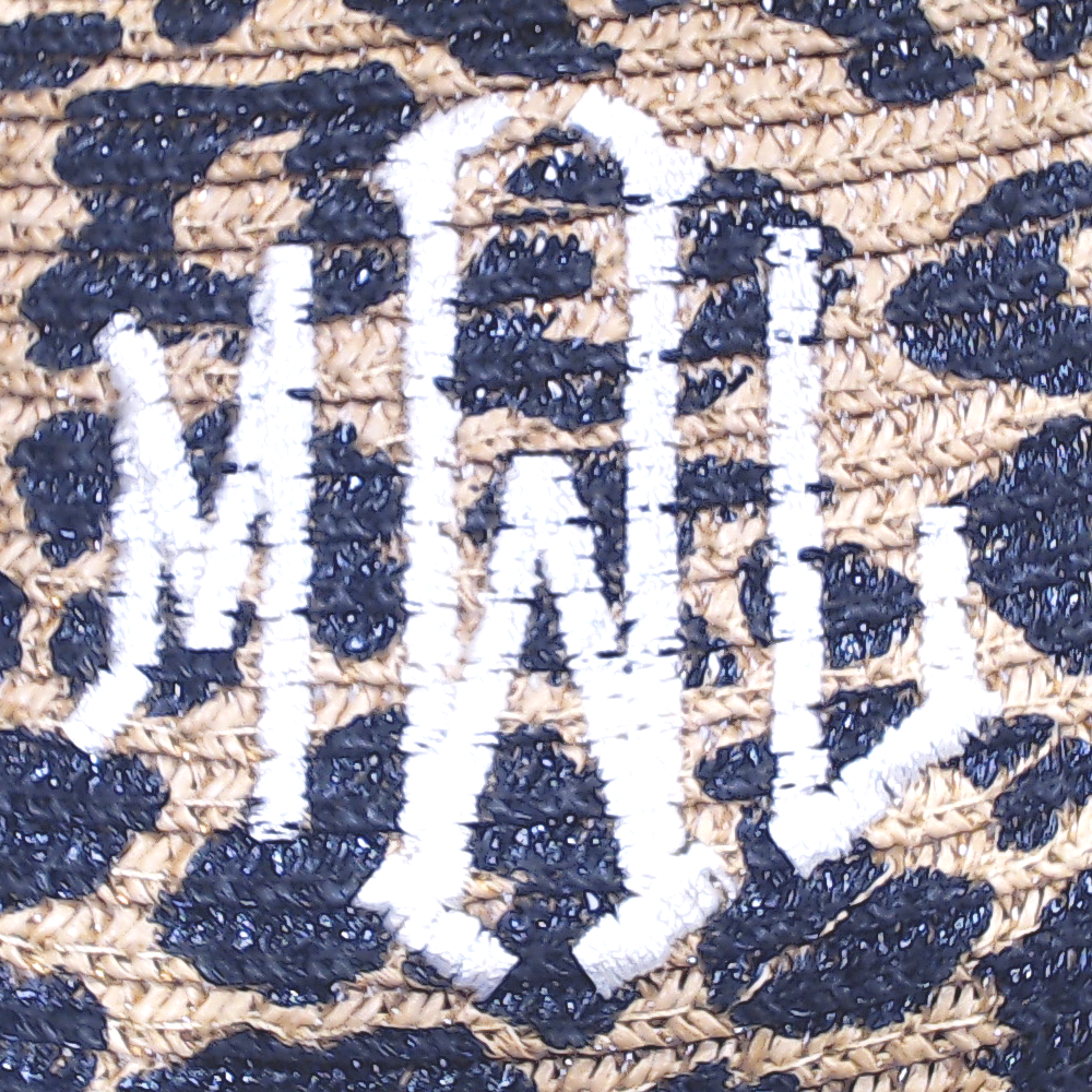 BLOOPER ACCESSORY: Monogrammed Packable Straw Visor