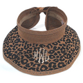 BLOOPER ACCESSORY: Monogrammed Packable Straw Visor