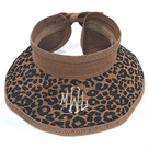 BLOOPER ACCESSORY: Monogrammed Packable Straw Visor