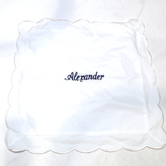 BLOOPER ACCESSORY: Monogrammed Pillow Sham
