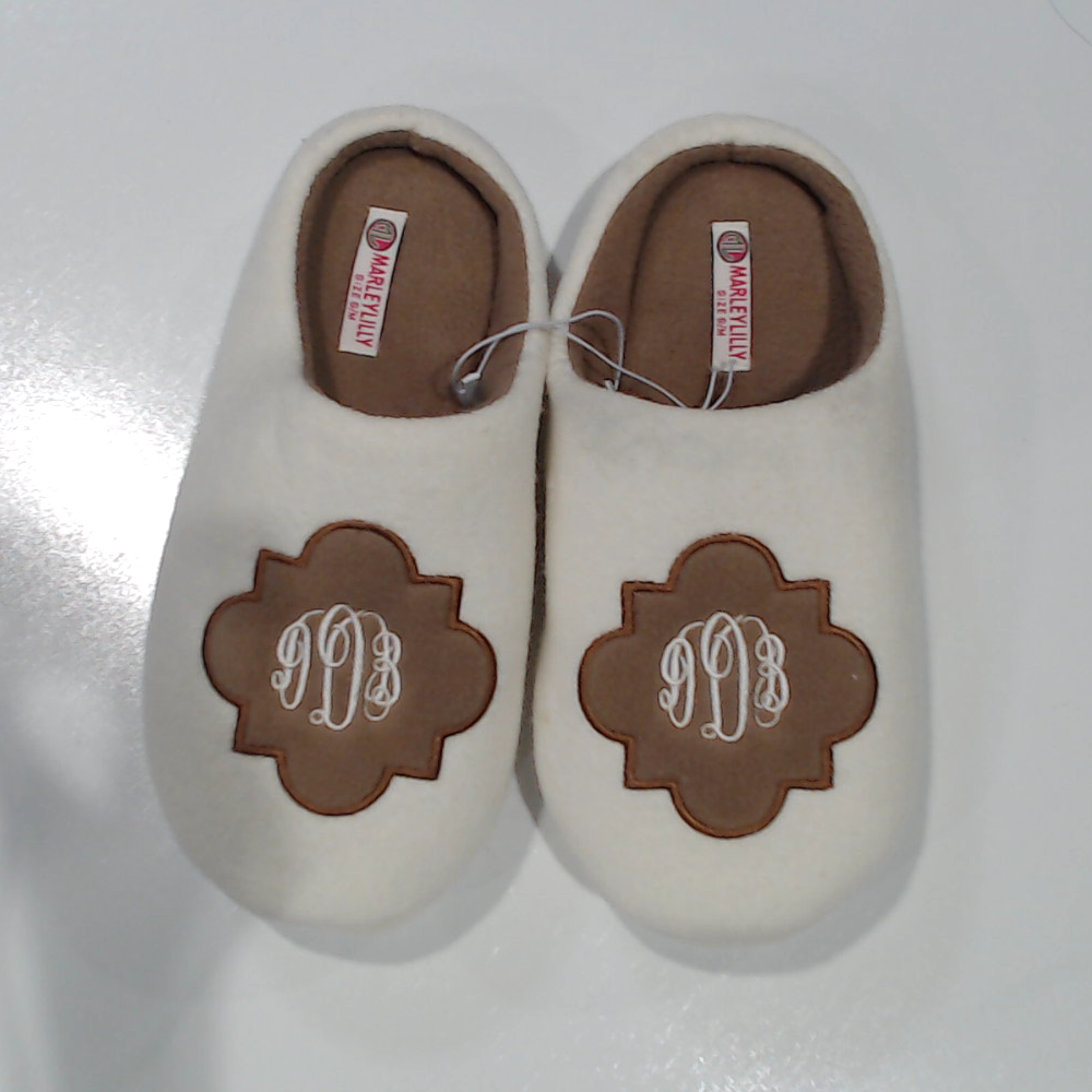 BLOOPER SHOES: Monogrammed Slippers