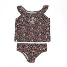 BLOOPER KIDS: Monogrammed Kids Ruffle Tankini