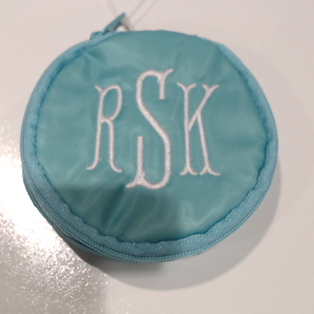 BLOOPER ACCESSORY: Monogrammed Travel Jewelry Case
