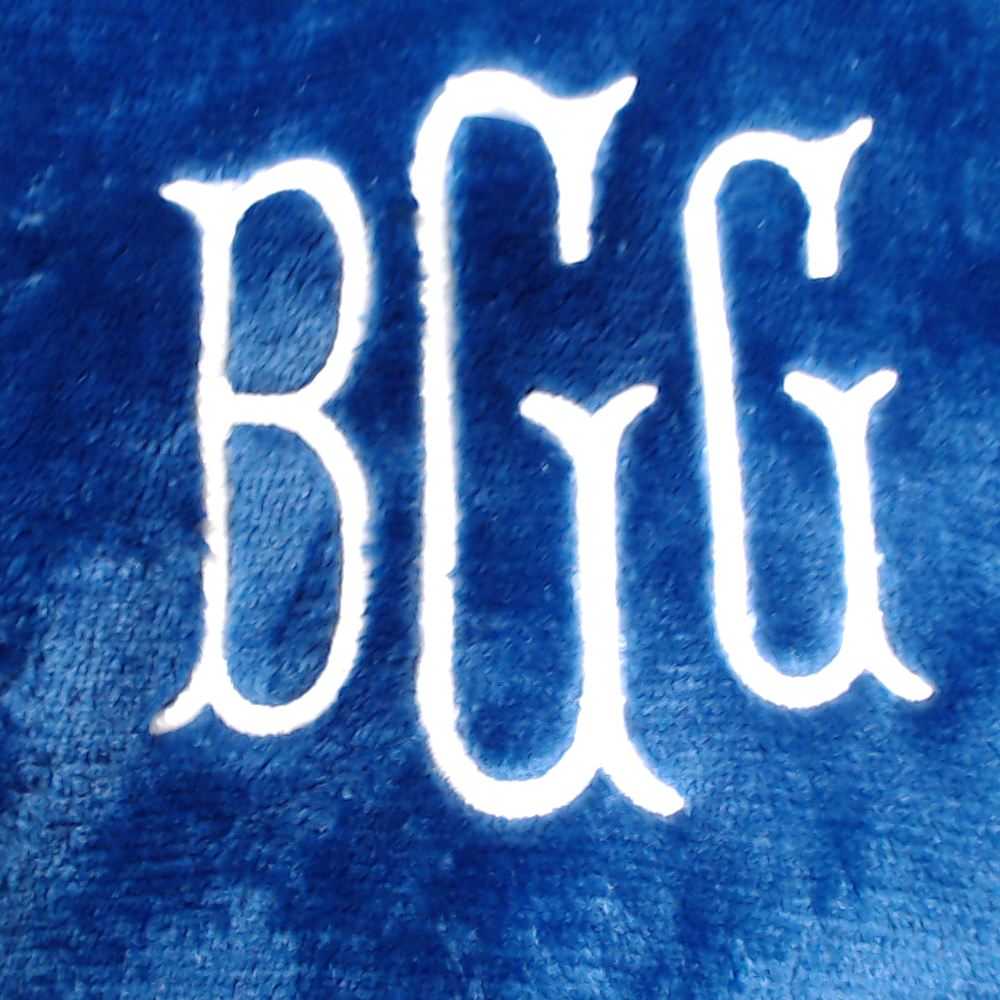 BLOOPER CLOTHING: Monogrammed Blanket Hoodie