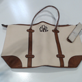 BLOOPER BAG: Monogrammed Vintage Weekender