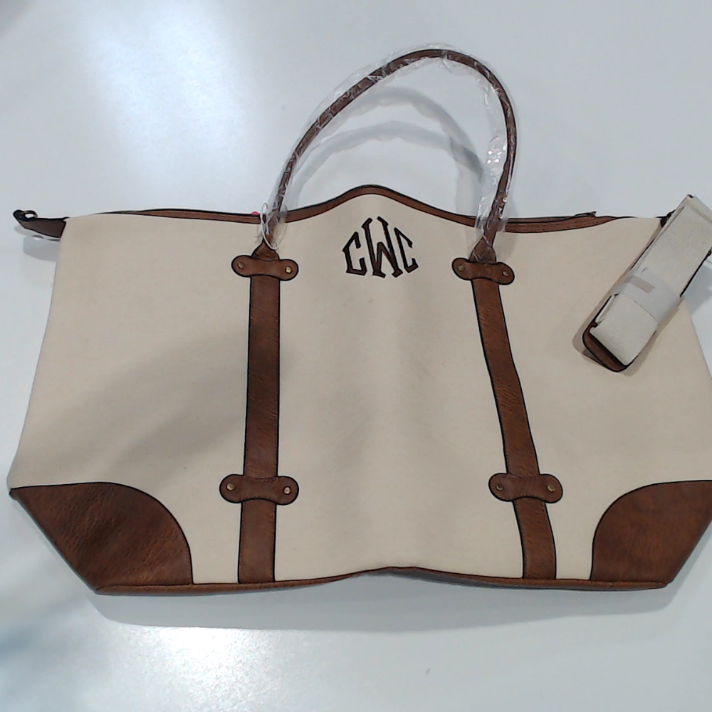 BLOOPER BAG: Monogrammed Vintage Weekender