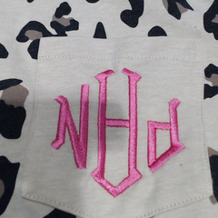 BLOOPER CLOTHING: Monogrammed T-Shirt Dress