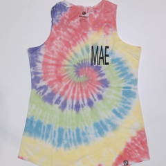 BLOOPER CLOTHING: Monogrammed Tie Dye Tank Top