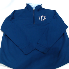 BLOOPER CLOTHING: Monogrammed Quarter Zip Sweatshirt