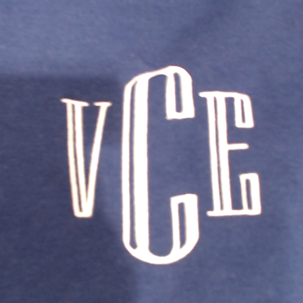 BLOOPER CLOTHING: Monogrammed Quarter Zip Sweatshirt