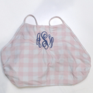 BLOOPER SWIM: Monogrammed High Neck Bikini Top