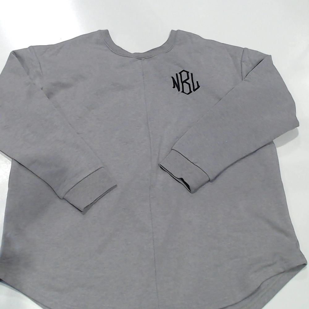 BLOOPER CLOTHING: Monogrammed Open Back Sweatshirt