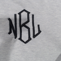 BLOOPER CLOTHING: Monogrammed Open Back Sweatshirt