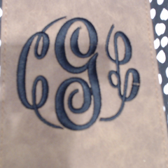 BLOOPER BAG: Monogrammed Dottie Weekender