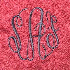 BLOOPER CLOTHING: Monogrammed Poncho