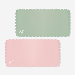 Delta Gamma Desk Mat | Faux Leather Sorority Desk Accessory