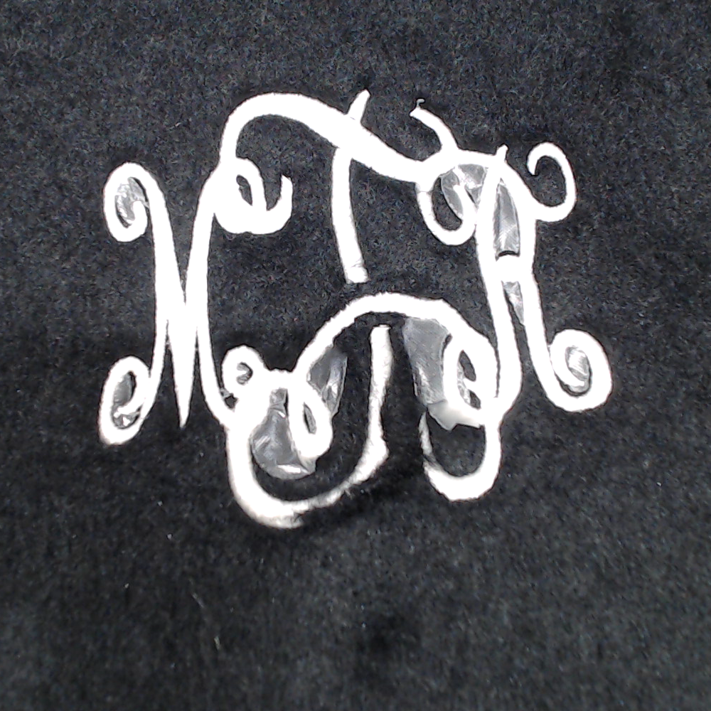 BLOOPER ACCESSORY: Monogrammed Oversized Scarf