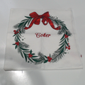 BLOOPER ACCESSORY: Monogrammed Christmas Pillow Sham