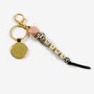 Monogrammed Mama Key Chain | Leopard Print