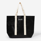 Monogrammed Waterproof Pool Tote | Black