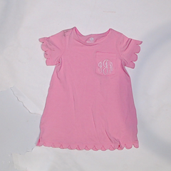BLOOPER KIDS: Monogrammed Kids Scalloped Dress