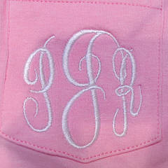 BLOOPER KIDS: Monogrammed Kids Scalloped Dress