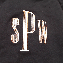BLOOPER CLOTHING: Monogrammed Sweatshirt Cardigan