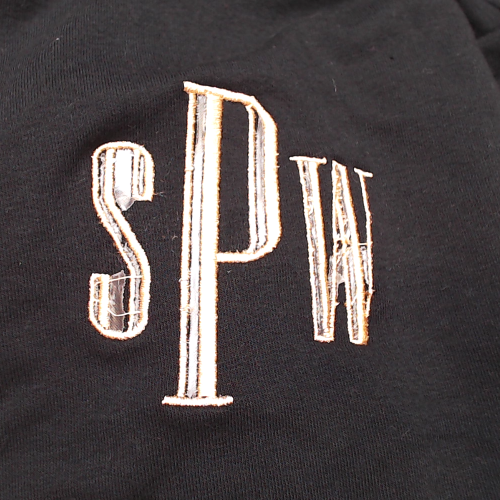 BLOOPER CLOTHING: Monogrammed Sweatshirt Cardigan