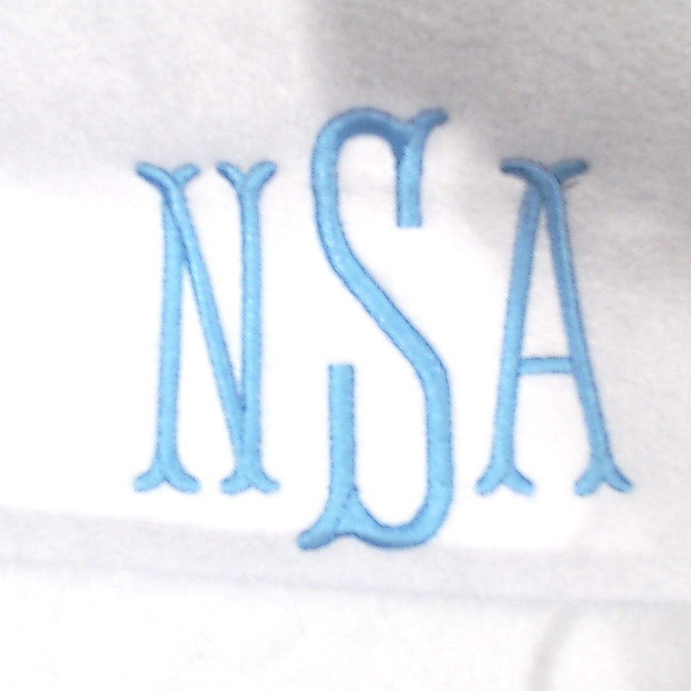 BLOOPER BAG: Monogrammed Terry Toiletry Bag