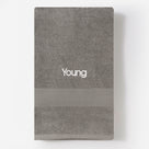 Monogrammed Bath Towel | Grey