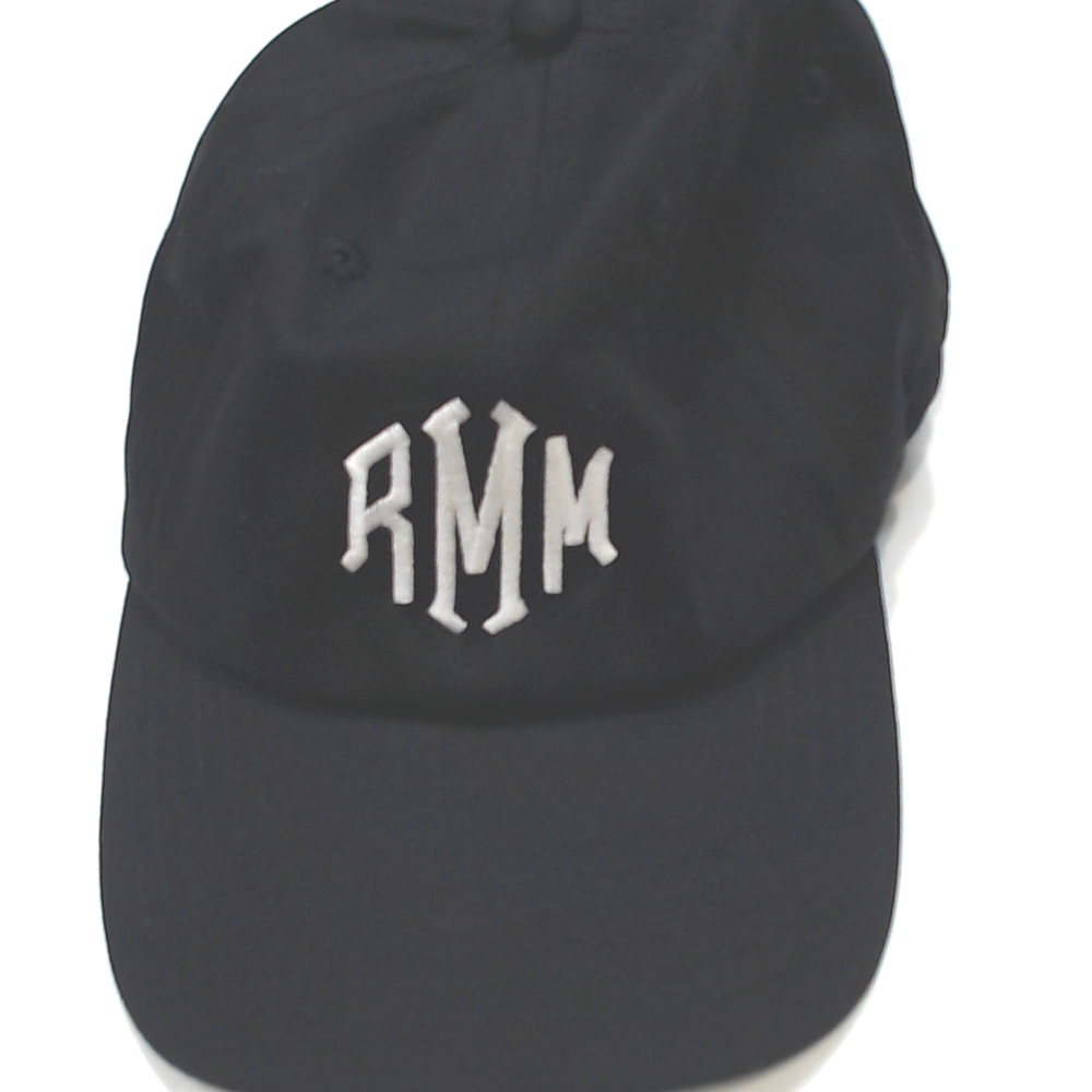 BLOOPER ACCESSORY: Monogrammed Baseball Hat