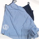 BLOOPER SWIM: Monogrammed Ruched Tankini
