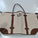 BLOOPER BAG: Monogrammed Vintage Weekender