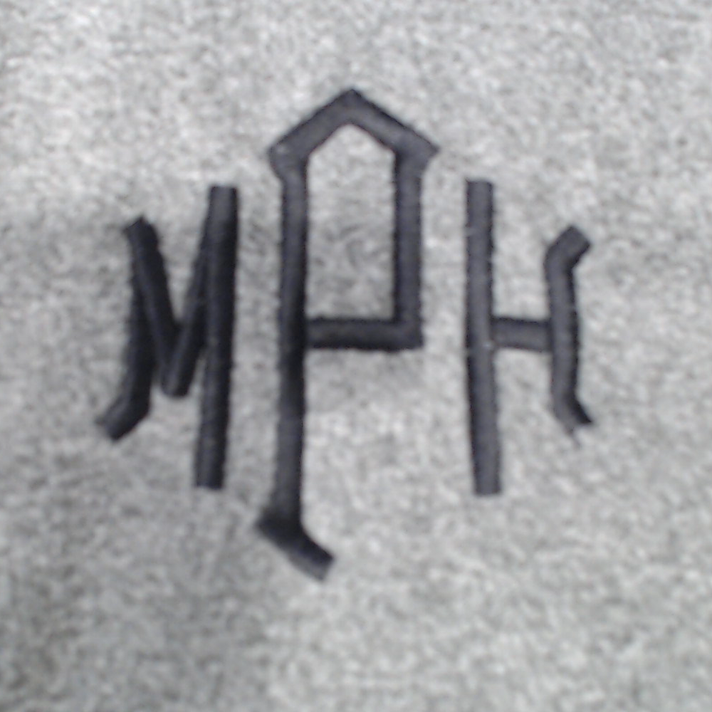 BLOOPER CLOTHING: Monogrammed Fleece Pullover