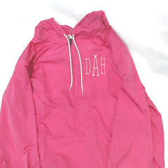 BLOOPER CLOTHING: Monogrammed Pullover Rain Jacket