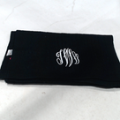 BLOOPER ACCESSORY: Monogrammed Cable Knit Scarf