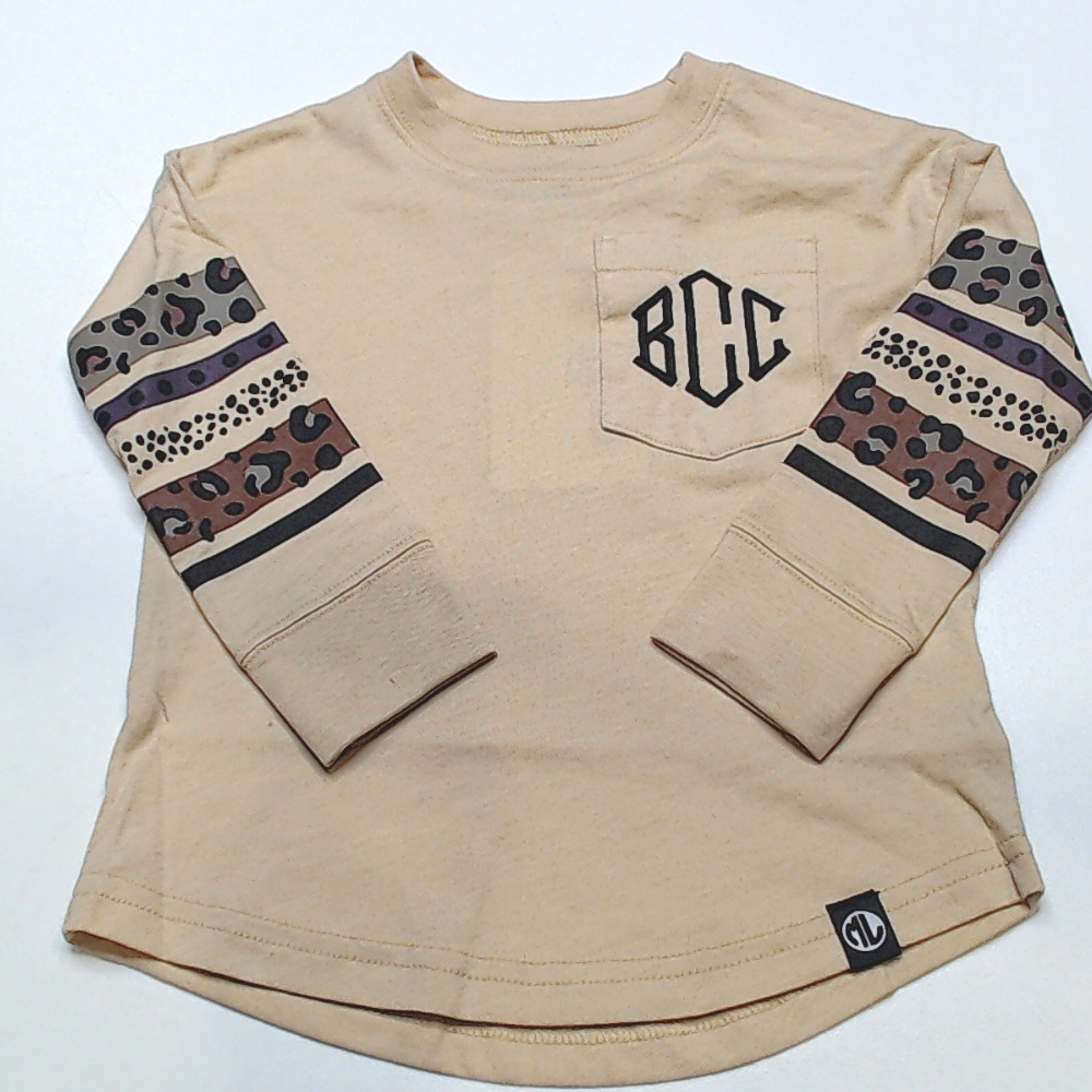 BLOOPER KIDS: Monogrammed Kids Long Sleeve Shirt