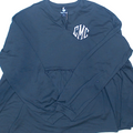 BLOOPER CLOTHING: Monogrammed Peplum Top