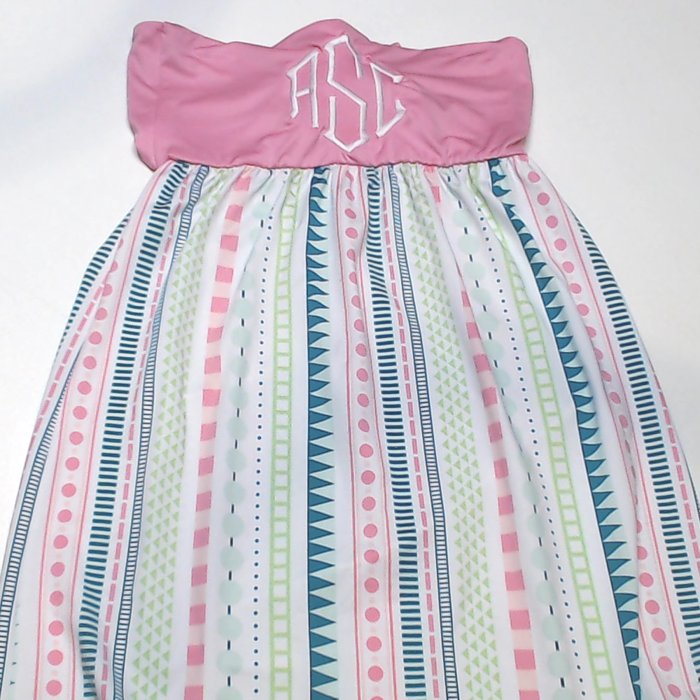 BLOOPER SWIM: Monogrammed Beach Cover Up