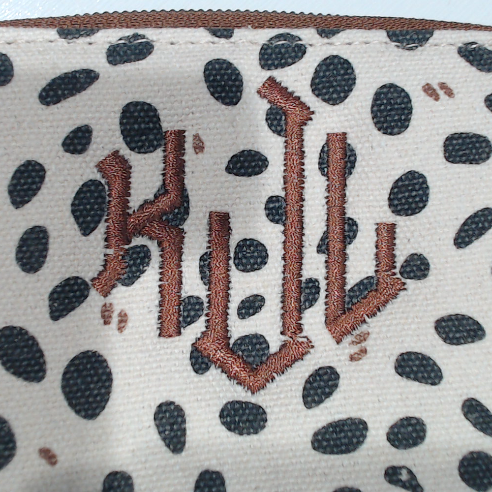 BLOOPER ACCESSORY: Monogrammed Keychain Wallet