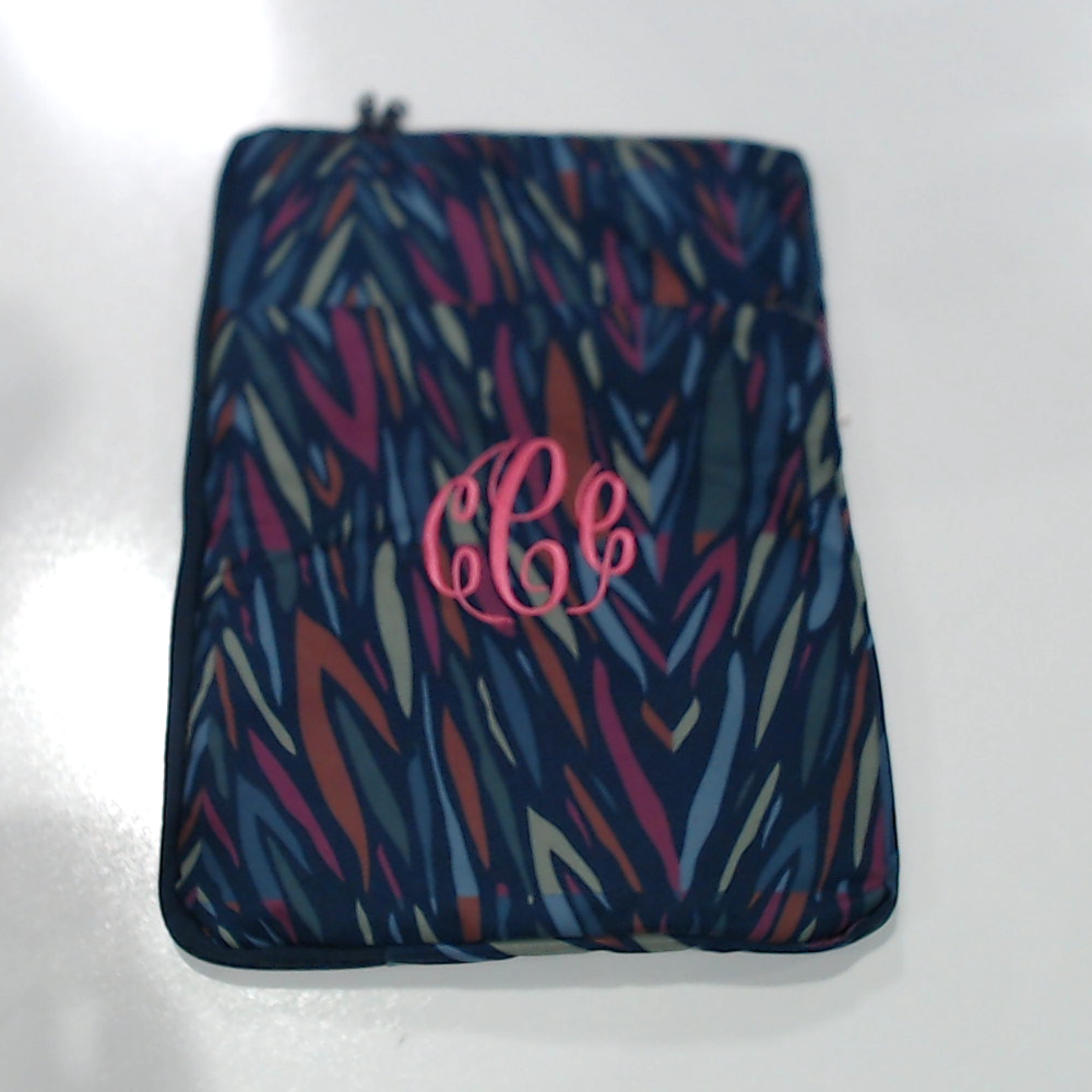BLOOPER ACCESSORY: Monogrammed Laptop Sleeve