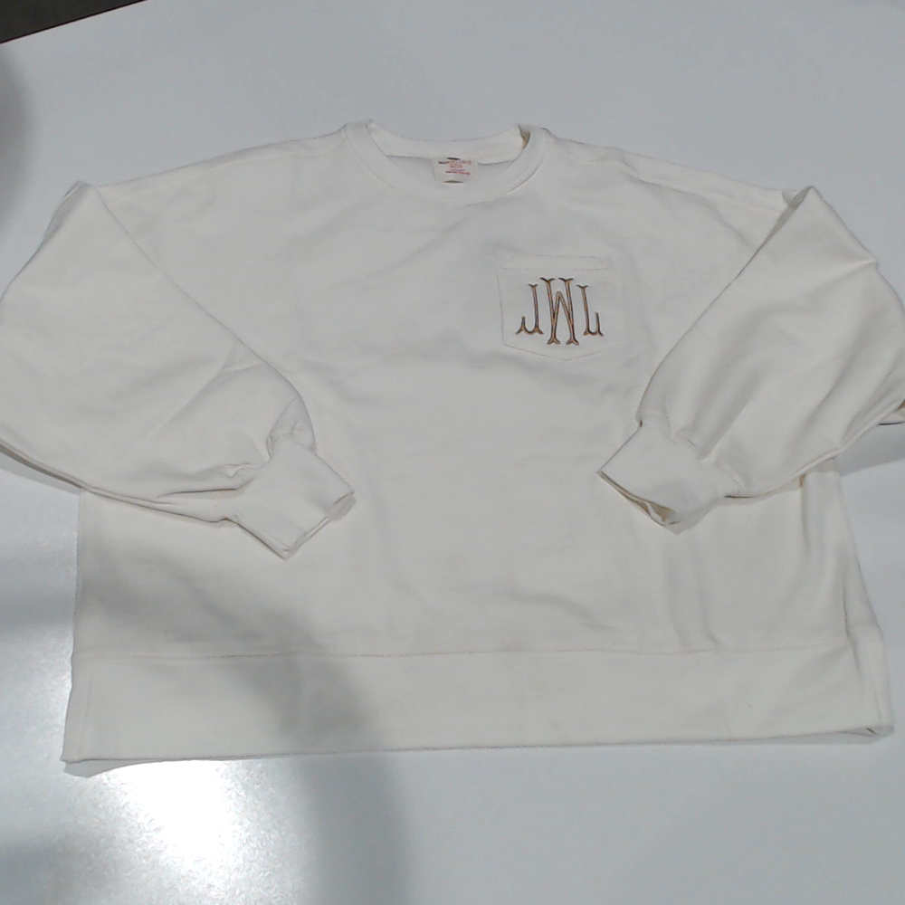 BLOOPER CLOTHING: Monogrammed Oversized Sweatshirt